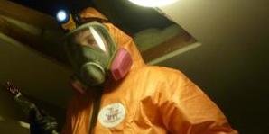 Mold Cleanup Professional In Full Gear