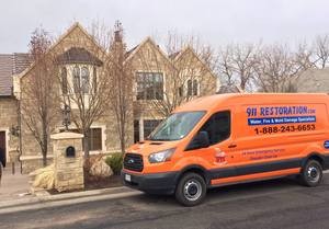 Water Damage and Mold Cleanup Response Vehicle